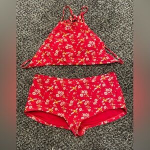 🐝 Bumblebee Bikini Halter and Shorts